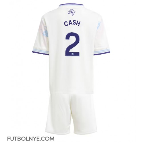 Camiseta Aston Villa Matty Cash #2 Tercera Equipación para niños 2025-26 manga corta (+ pantalones cortos)